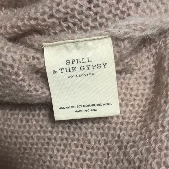 Spell & the Gypsy Knit Midi Dress in Stone S/M NWT - Picture 7 of 8